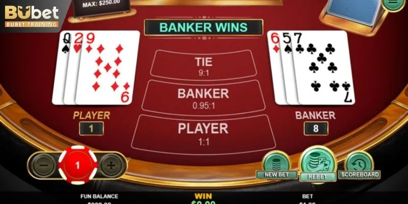 Điểm nổi bật của Baccarat BUBET